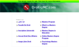 Droit-umc.com thumbnail