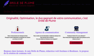 Droledeplume.fr thumbnail