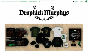 Dropkickmurphys.store thumbnail