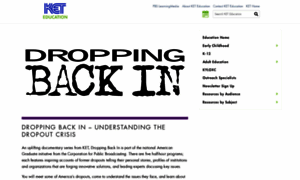 Droppingbackin.org thumbnail