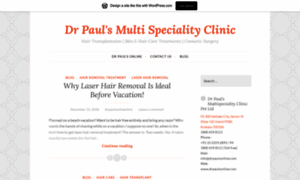 Drpaulsmultispecialityclinic.wordpress.com thumbnail