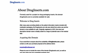 Druginserts.com thumbnail