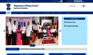 Drugscontrol.py.gov.in thumbnail