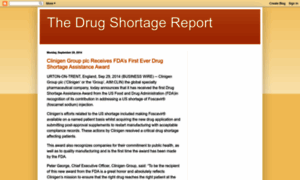 Drugshortagereport.blogspot.com thumbnail