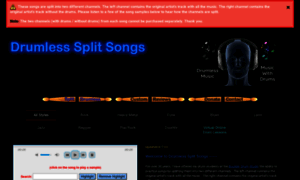 Drumlesssplitsongs.com thumbnail