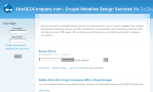 Drupal.oneseocompany.com thumbnail