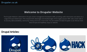 Drupaler.co.uk thumbnail