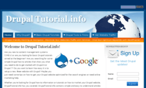 Drupaltutorial.info thumbnail