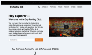 Dryfastingclub.com thumbnail