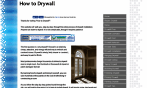 Drywall-how-to.com thumbnail