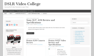 Dslrvideocollege.com thumbnail