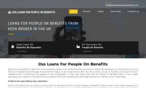 Dssloansforpeopleonbenefits.co.uk thumbnail