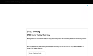 Dtdc-tracking.co.in thumbnail