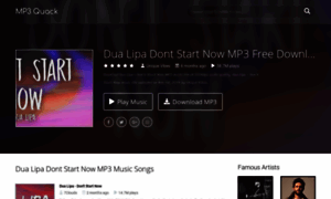 Dua-lipa-dont-start-now.mp3quack.com thumbnail