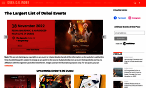 Dubaicalendar.me thumbnail