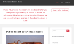 Dubaidesertsafarideal.com thumbnail