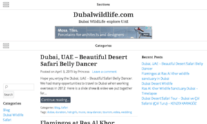 Dubaiwildlife.com thumbnail
