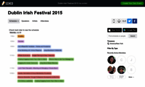 Dublinirishfestival2015.sched.org thumbnail