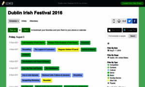 Dublinirishfestival2016a.sched.org thumbnail