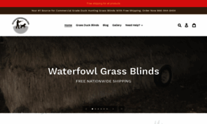 Duckhuntinggrassblinds.com thumbnail