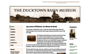 Ducktownbasinmuseum.com thumbnail