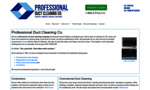 Ductcleaningprofessionals.com thumbnail