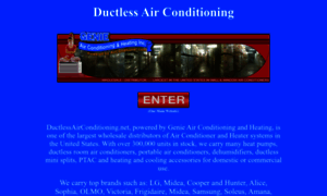 Ductlessairconditioning.net thumbnail