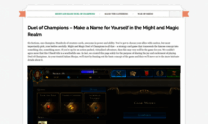 Duelofchampions.com thumbnail