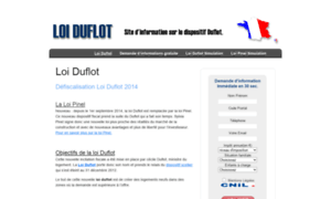 Duflot.info thumbnail
