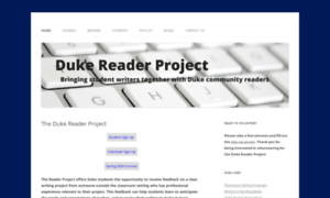 Dukereaderproject.org thumbnail