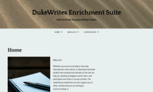 Dukewritessuite.com thumbnail