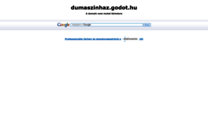 Dumaszinhaz.godot.hu thumbnail