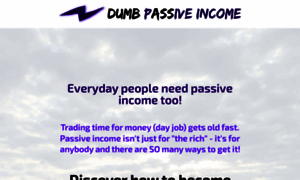 Dumbpassiveincome.com thumbnail