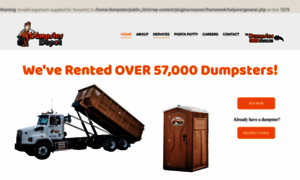 Dumpsterdepotllc.com thumbnail