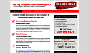 Dumpsterrentalbloomingtonil.net thumbnail