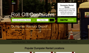 Dumpsterrentalsdepot.ca thumbnail