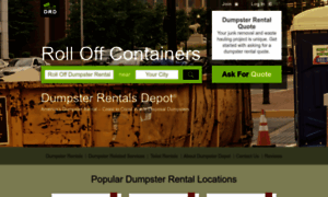 Dumpsterrentalsdepot.com thumbnail