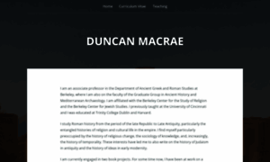 Duncanmacrae.org thumbnail