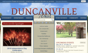 Duncanvilletx.gov thumbnail