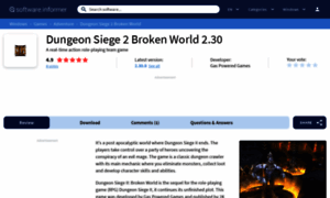 Dungeon-siege-2-broken-world.software.informer.com thumbnail