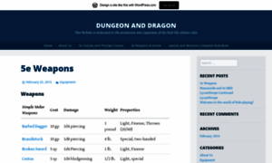 Dungeonanddragon.wordpress.com thumbnail