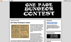 Dungeoncontest.blogspot.com thumbnail
