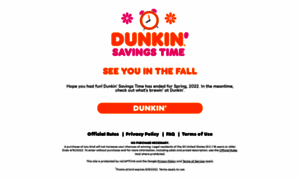 Dunkinsavingstime.com thumbnail