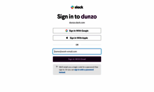 Dunzo.slack.com thumbnail