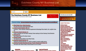 Dutchesscounty.businesslistus.com thumbnail