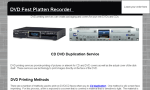 Dvdfestplattenrecorder.info thumbnail