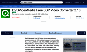 Dvdvideomedia-free-3gp-video-converter.software.informer.com thumbnail