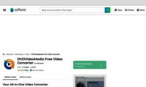 Dvdvideomedia-free-video-converter-en.en.softonic.com thumbnail