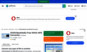 Dvdvideomedia-free-wma-mp3-converter-en.en.softonic.com thumbnail