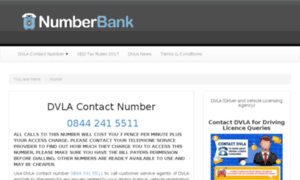 Dvla-contact-numbers.co.uk thumbnail